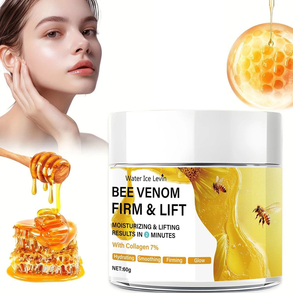 Bee Venom Instant Facial Lifting Cream &ndash; Firming and Rejuvenating Skin