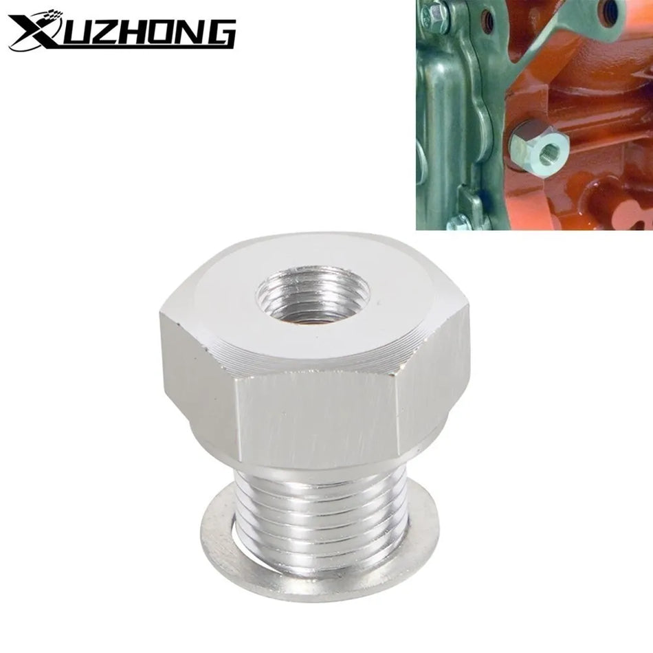 Adaptateur de capteur de moteur GM LS en aluminium, M12x1.5/M16x1.5, 1/8 NPT, avec joint