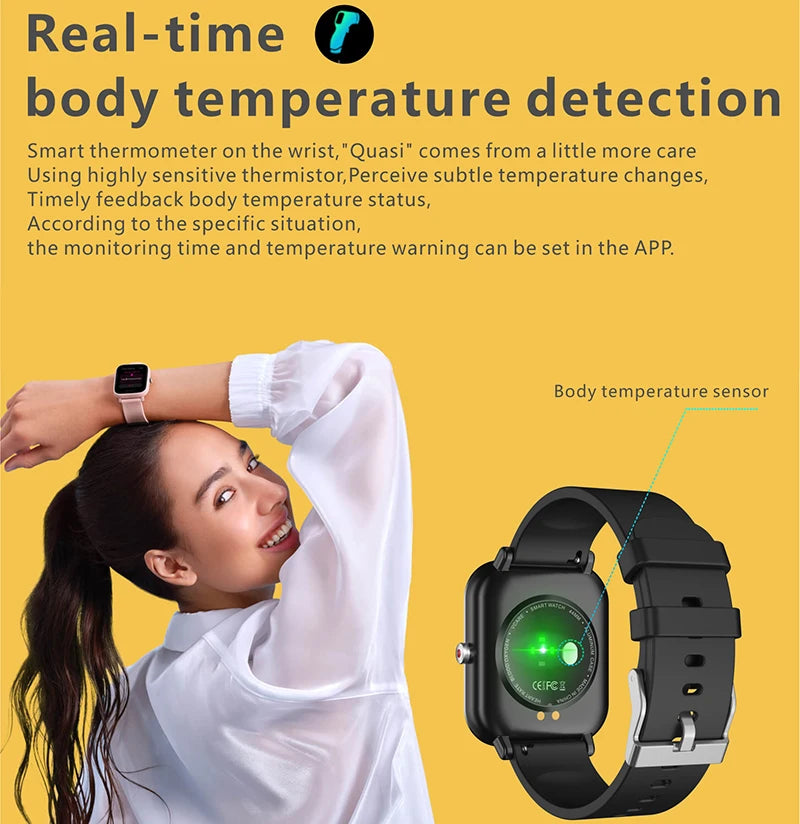 🟠 Q9 Pro 5ATM Swim Smart Watch The Watch Temport Monitor Music Control Sports Waterplement Smart Watch для мужчин Women Smartphone 2023