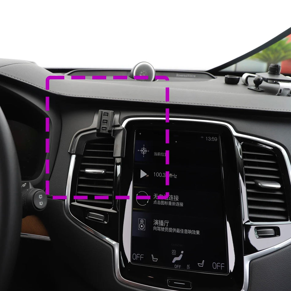 Volvo XC90 Fixed Bracket Base Mount With Wireless Charging