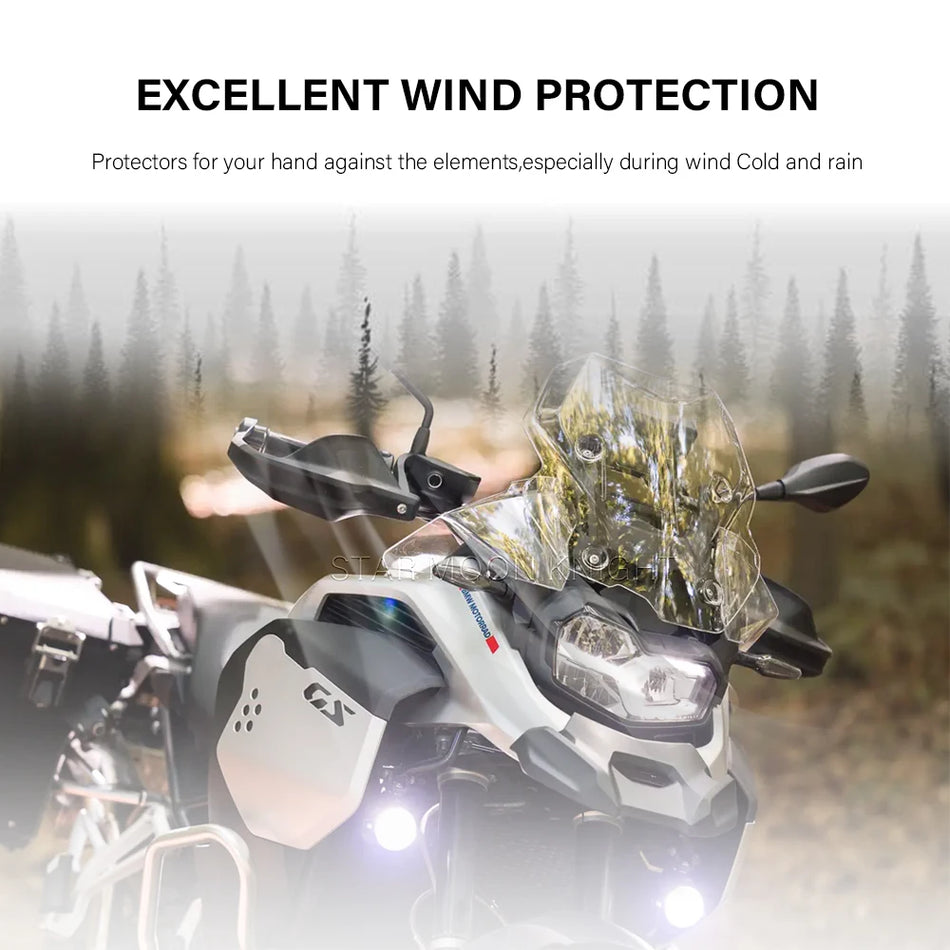 Extensões de Protetores de Mão BMW F900GS F900GSA F800GS Defletores de Vento para Motos de Aventura BMW, Para-brisas, Instalação Fácil