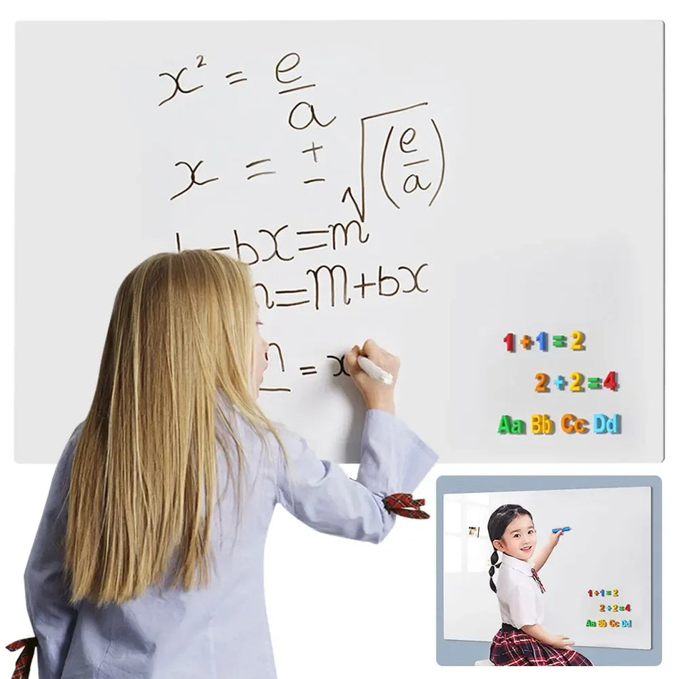 Magnetiline Valgeplaat Kleebis Seinale Kuiv Kustutatav Plaat Kodu