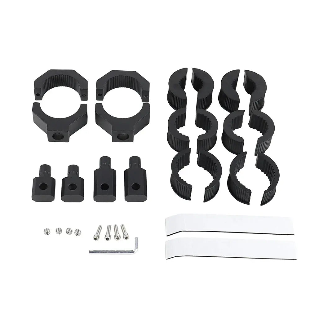 Universal 360 Degree Rotate Work Whip Flag Light Mounts Bracket Kit for Motorcycle UTV ATV Off-Road 1"/1.5"/1.7"/2" Aluminum by InterCyprus Trading Ltd