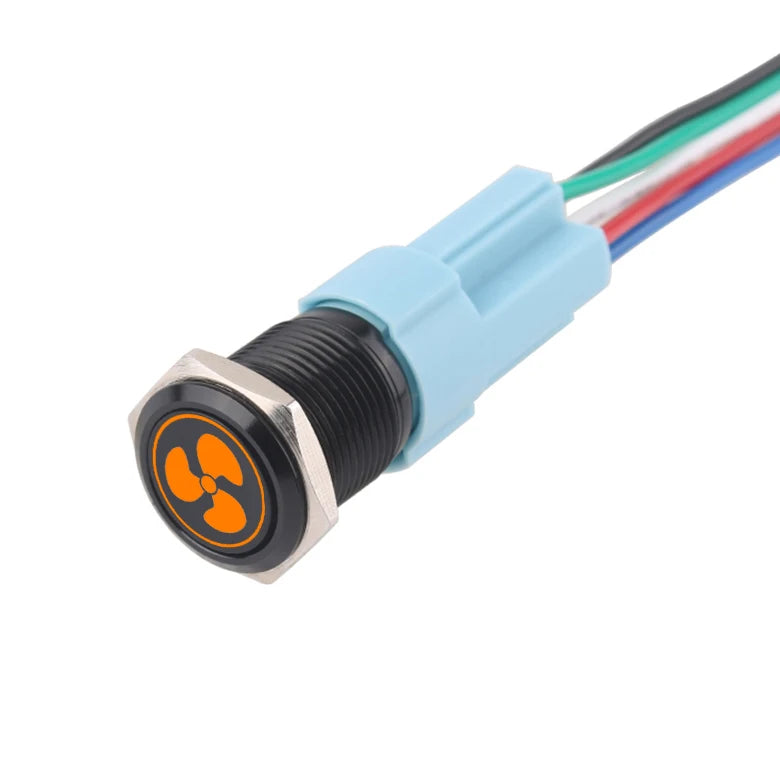 DIANQI Metal Push Button Switch &ndash; Durable Stainless Steel Construction