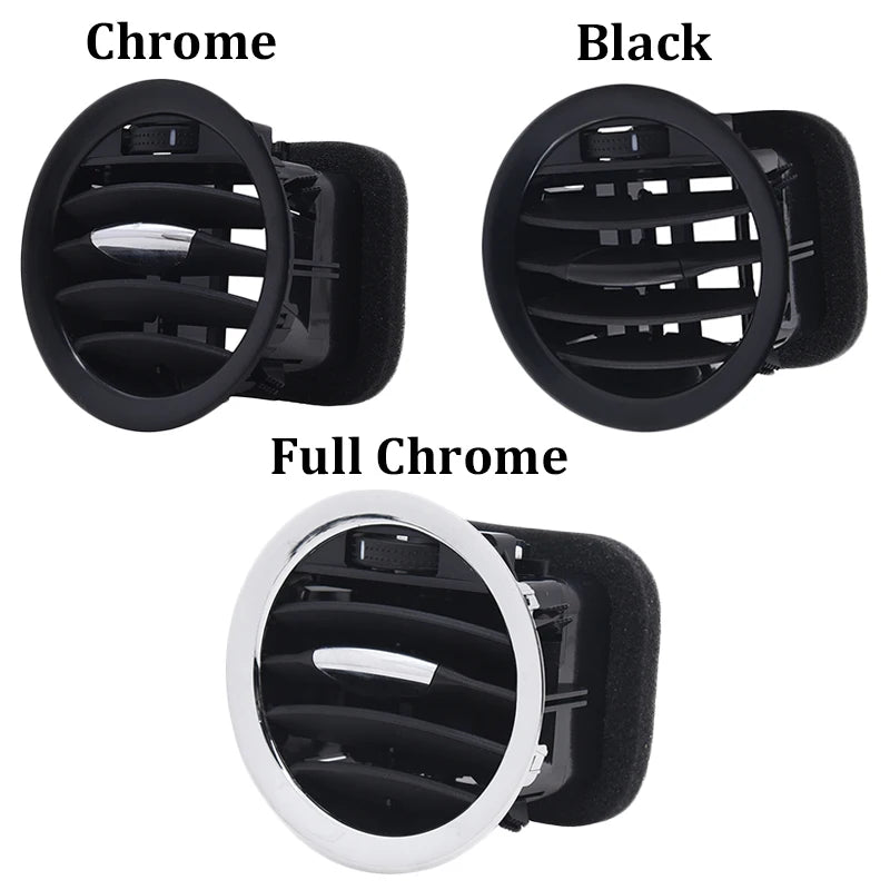 Grille de Ventilation pour Opel Adam et Corsa D MK3 en Plastique ABS Noir Chrome Remplacement