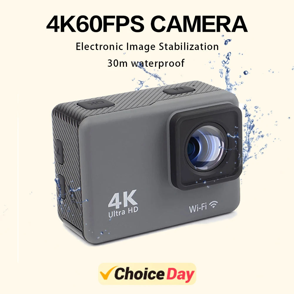 CERASTES Action Camera 4K60FPS &ndash; WiFi Enabled With Anti-Shake Technology