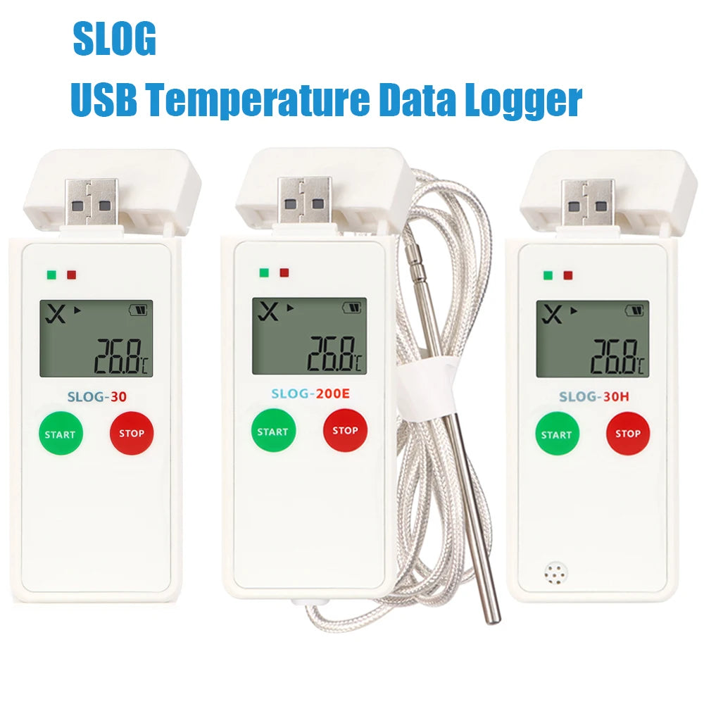 2025 USB Temperature Data Logger 65000 Points &ndash; NTC Sensor