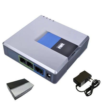 PAP2T VoIP Phone Adapter &ndash; Dual FXS Ports VoIP Gateway US with Retail Box