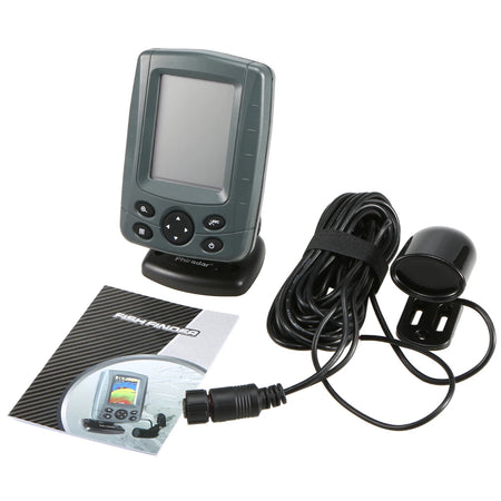 Portable 3.5" LCD Fish Finder with Sonar Sensor and Depth Locator for Outdoor Fishing