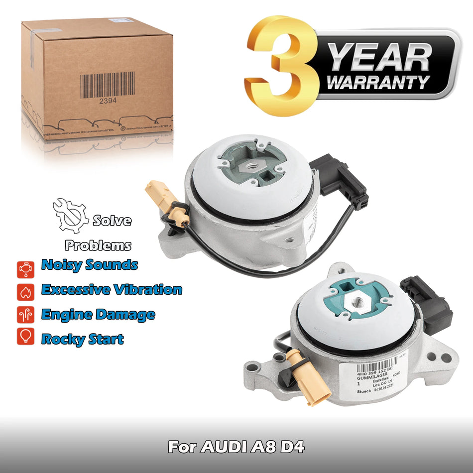 Vaihteiston vaihteistokiinnitykset vasen ja oikea hydro anturilla Audi A8 D4