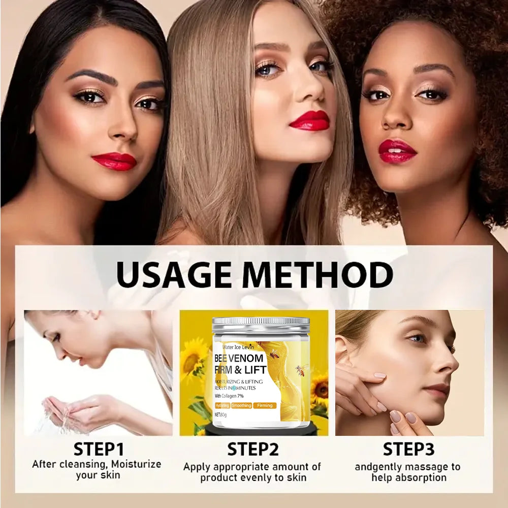 Bee Venom Firming Cream &ndash; Non-Greasy Moisturizing Formula