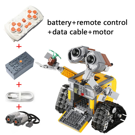 Building Blocks 687 PC RC Robot Kit &ndash; App Controlled Motors remote control robot / No box