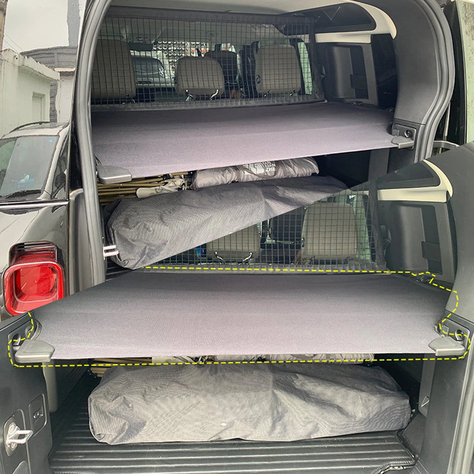 Oksfordas auduma trunku aizkars Land Rover Defender 110