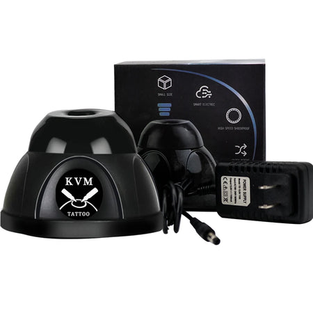 Mini Vortex Shaker Tattoo Ink Mixer - High Speed 7000RPM US Plug Black