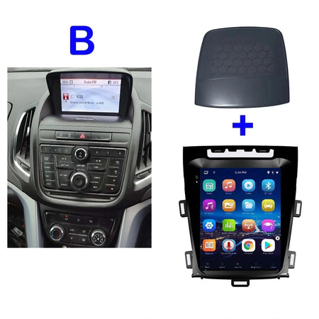 9.7 Inch Plastic Frame for Opel Zafira C Vauxhall Zafira C Car Radio Without Screen by InterCyprus Trading Ltd