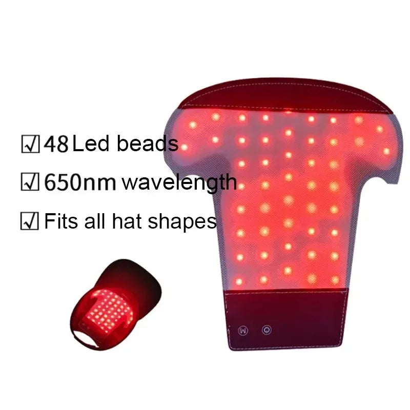 LED Red Light Therapy Cap &ndash; Hair Regrowth Booster Pro