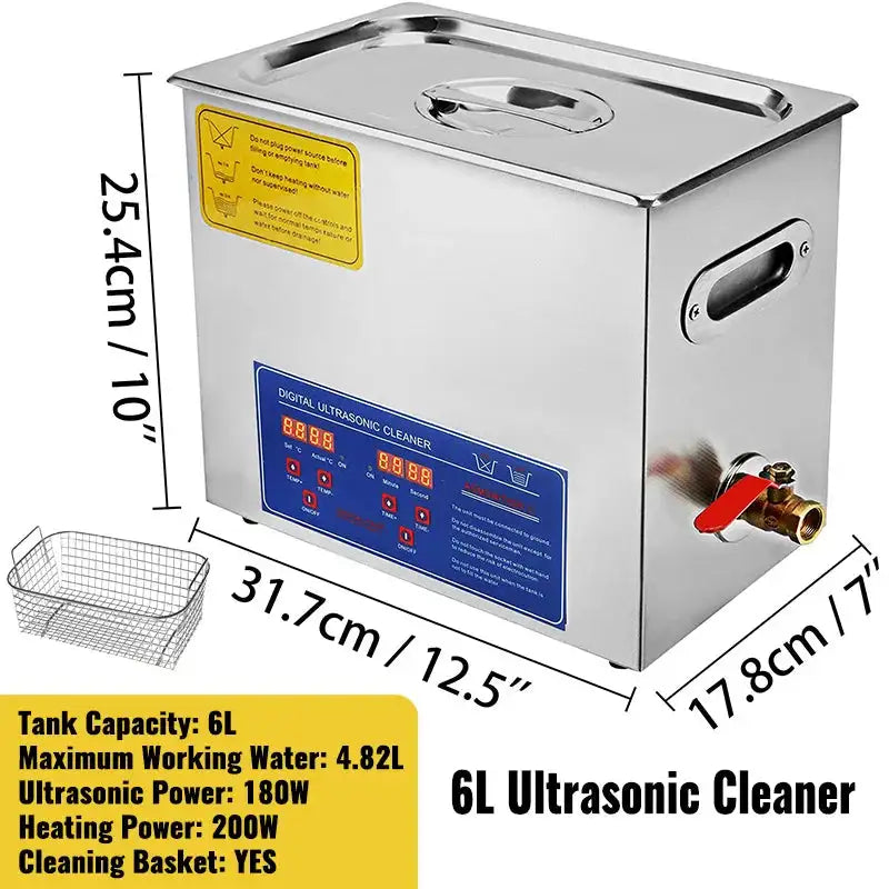 Ultrasonic Cleaner Portable Dishwashing Unit 30L 6L / GERMANY