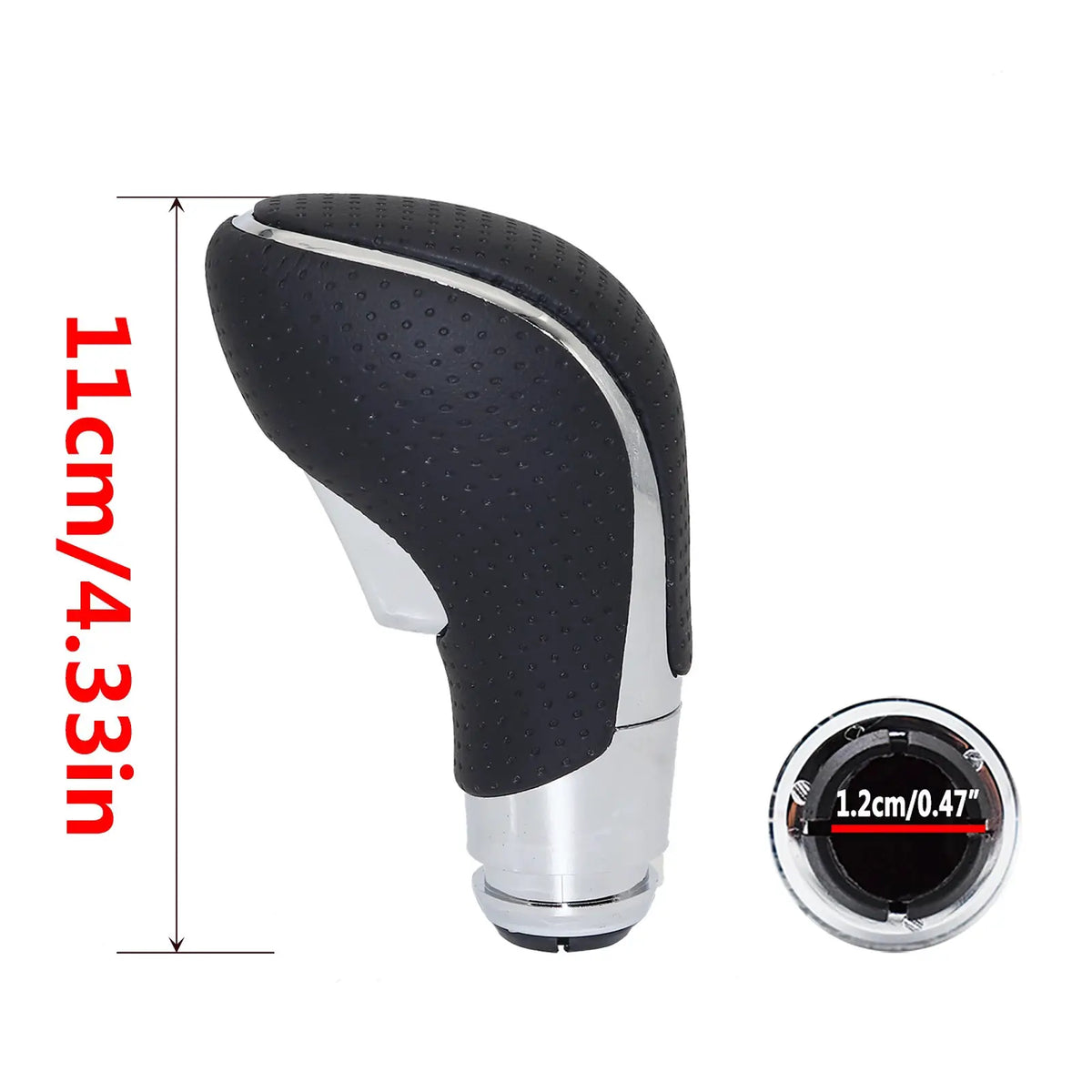 For Opel Astra J Gear shift knob Stick Lever Pen Handle Leather Black Insignia Meriva 2011 2012 2013 2015 2017 Replacement Parts by InterCyprus Trading Ltd