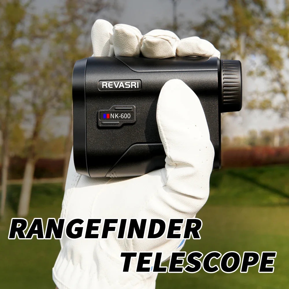 REVASRI 600M Golf Laser Rangefinder &ndash; Slope Compensation and Flagpole Lock