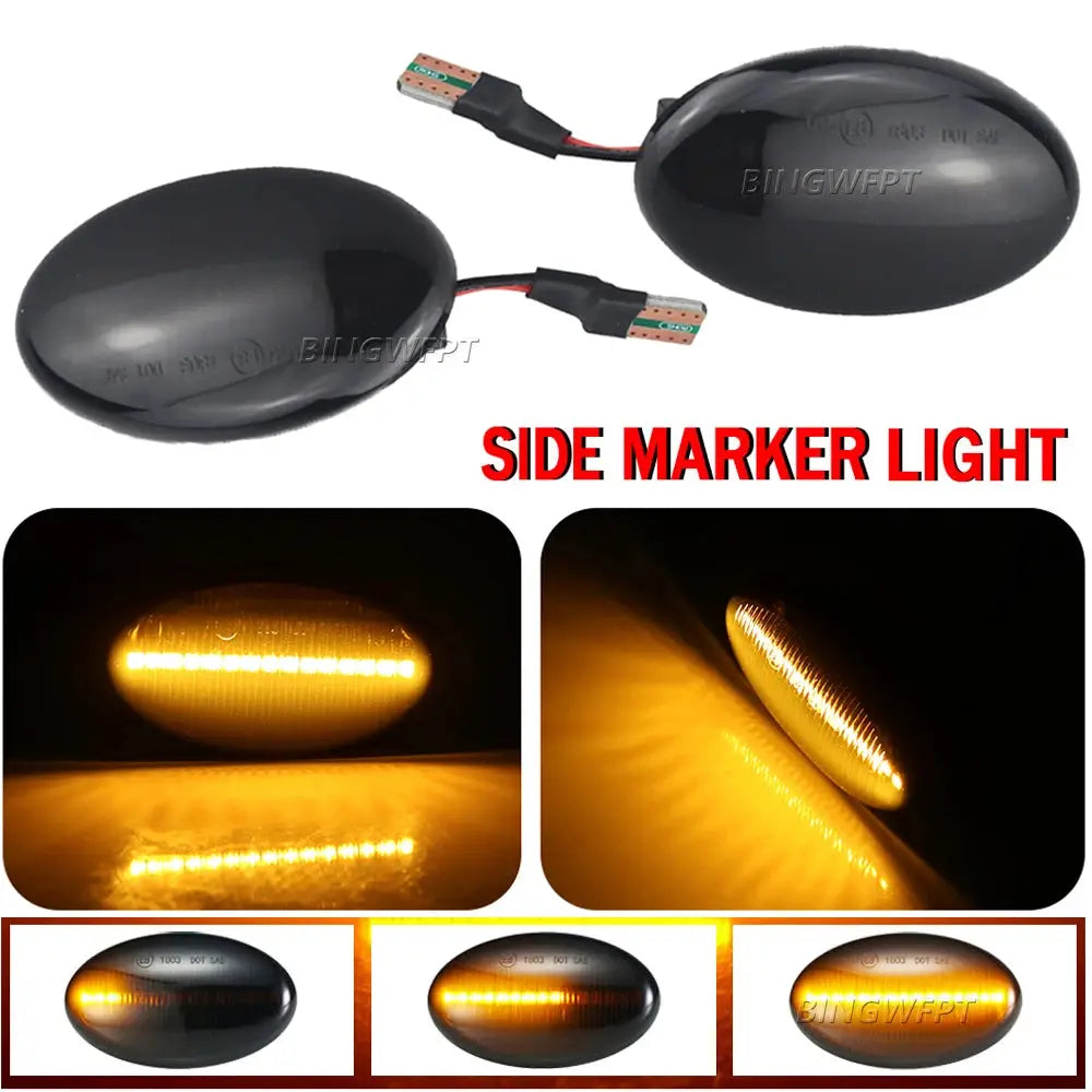 Car-styling Turn Signal Light For Mercedes-Benz Smart W450 W452 A-Class W168 Vito W639 W447 Citan W415 Dynamic Side Marker Lamp by InterCyprus Trading Ltd