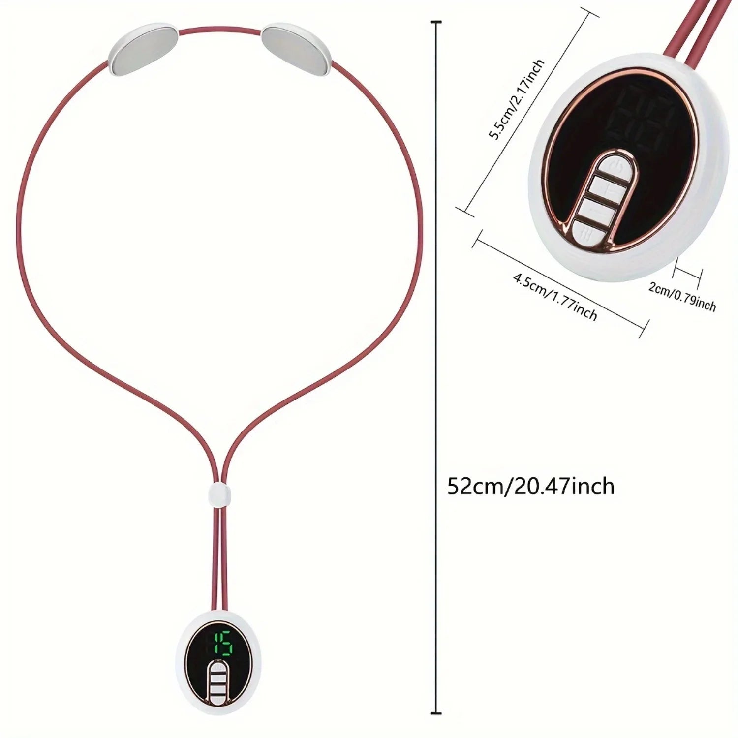 Intelligent Micro Current Neck Massager with Hot Compress and Pain Relief Features