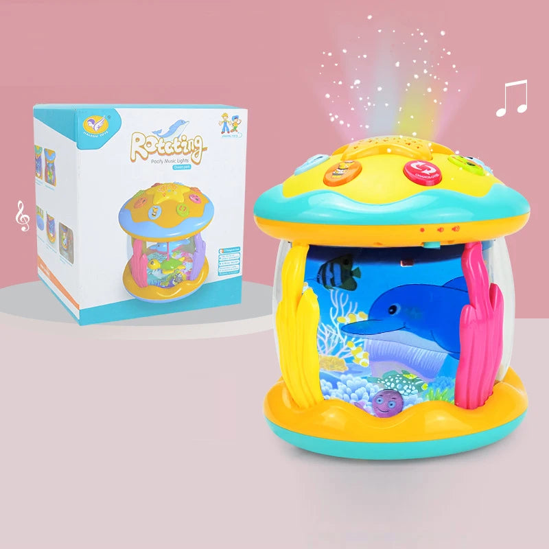 Ocean Light Rotary Projector Musical Toy for Toddlers A