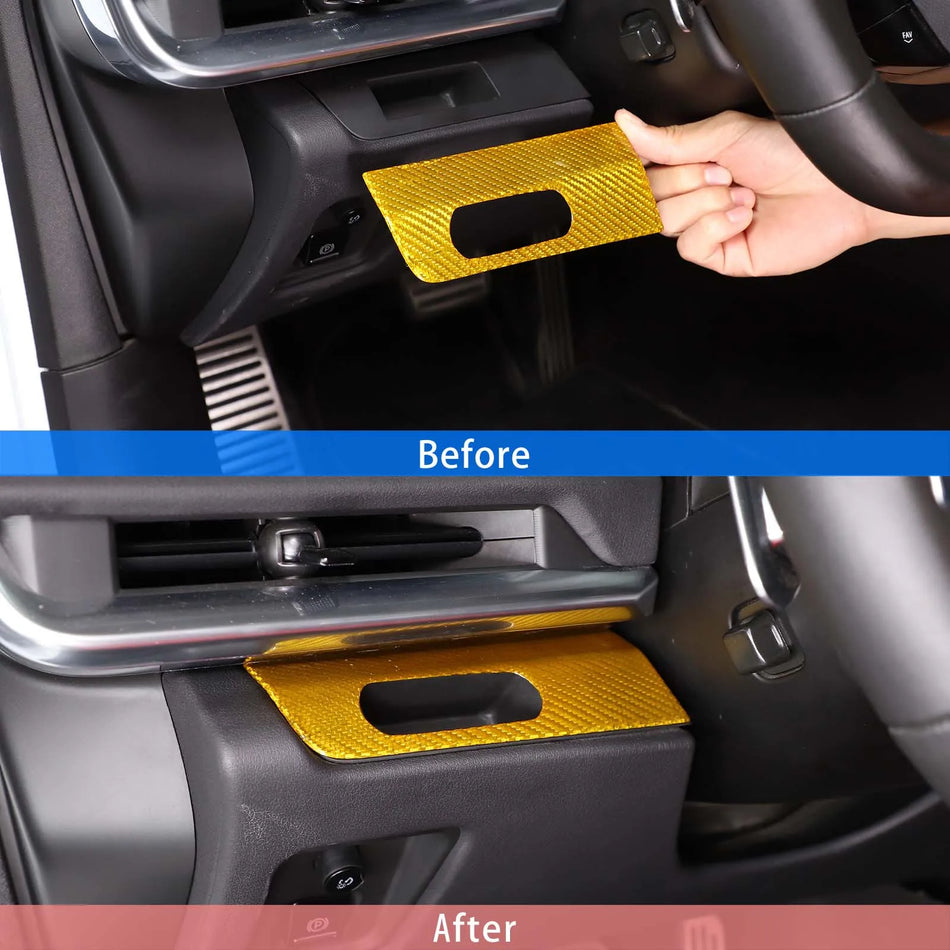 Cornice per display Head Up in fibra di carbonio per Corvette C8 2020 2024