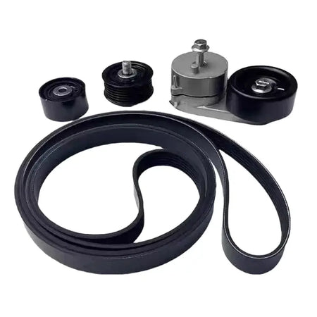 For JAC Sunray D25 — Drive Belt, Idler Pulley, Tensioner Pulley X10007124 X1970073 X10003427 6PK1854 by InterCyprus Trading Ltd