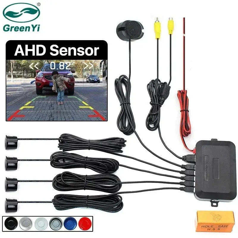 AHD Car Video Parking Sensor With Backup Monitor And Reverse Warning Display by InterCyprus Trading Ltd