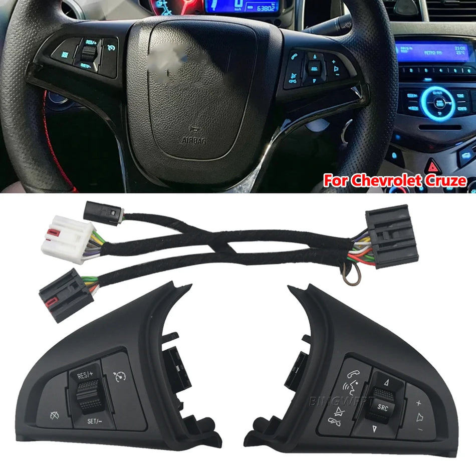 Steering Wheel Cruise Control Button With Backlight for Chevrolet Cruze