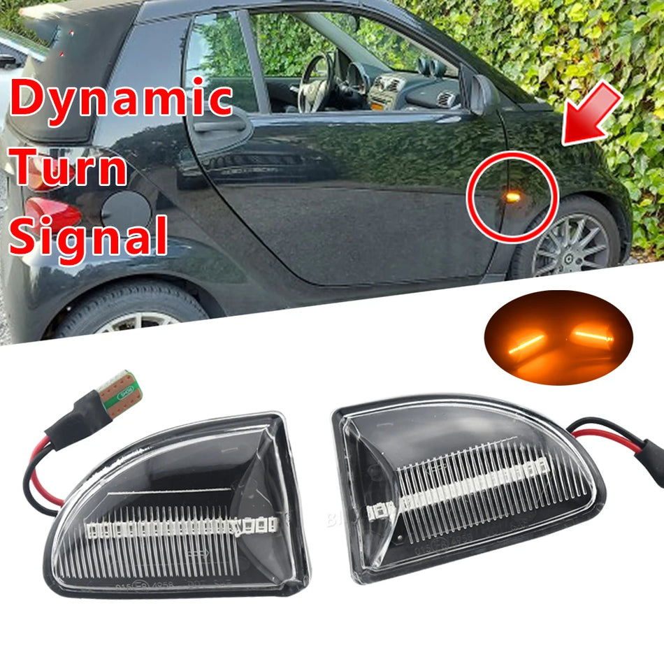 LED Dynamische Seitenblinker für Smart Fortwo 451 MK1 MKII