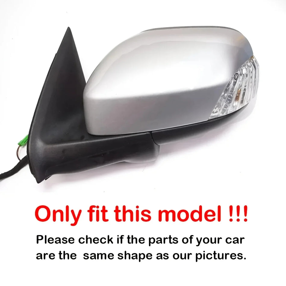 Side Mirror Wing Cover Trim ABS for Volvo XC70 XC90 2007-2014 Pair