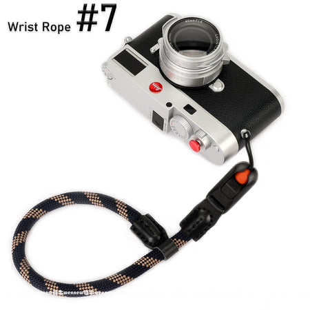 Quick Release Beads Round Rope Camera Strap for Canon, Nikon, Sony &amp; More Wrist Rope No 7