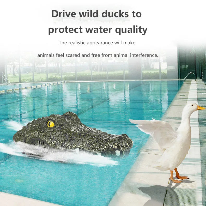 Crocodile RC Boat 2.4G - Waterproof Remote Control Fun