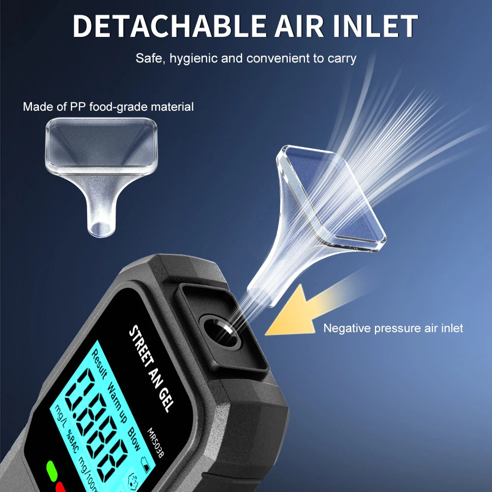 LCD Display Alcohol Tester &ndash; Voice Broadcast Enabled