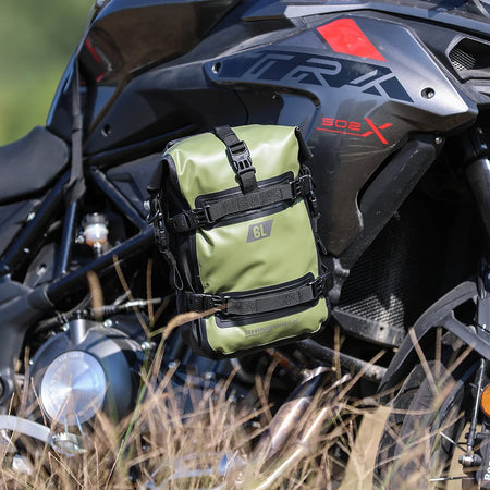 Rhinowalk Motorcycle Crash Bar Bag &ndash; 100 Percent Waterproof Design