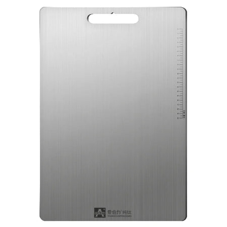 3.0mm Thickened Pure Titanium Cutting Board &ndash; Eco-Friendly Silver / 46X30X0.3cm