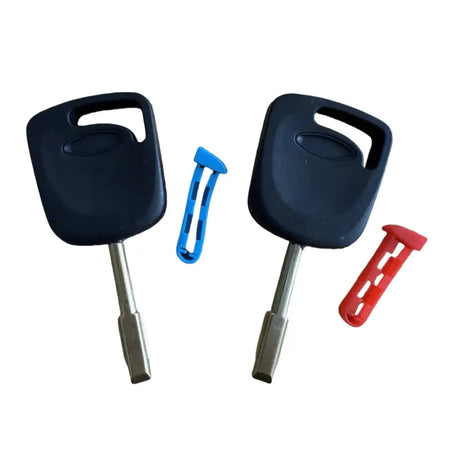 10pcs/lot Remote Car Key Shell With Transponder Chip Holder For Ford Focus Mondeo KA Transit Connect Jaguar XJ8 FO21 Blade by InterCyprus Trading Ltd