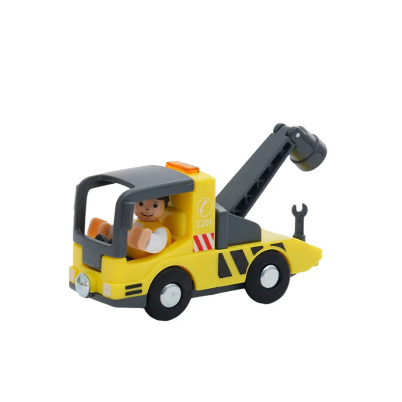 Plastic Inertial Police Car for Wooden Thomas Train Tracks NO.07