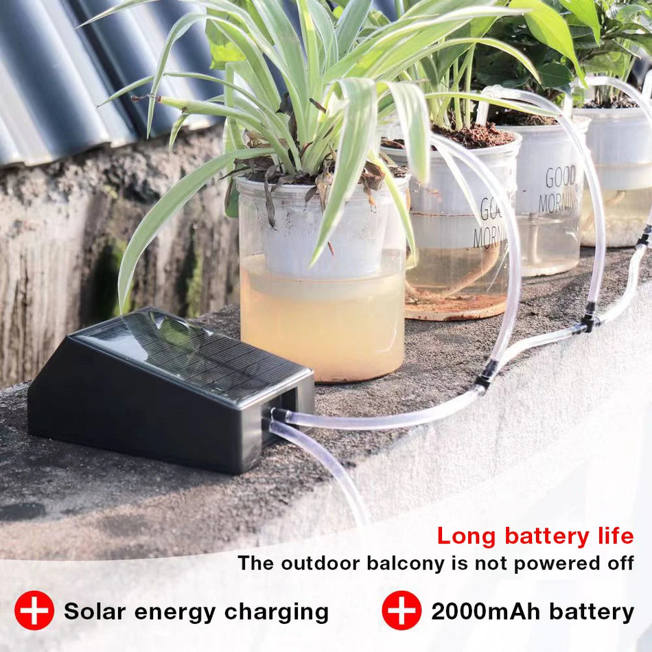 Garden Solar Irrigation Timer Kit &ndash; 2000mAh Battery