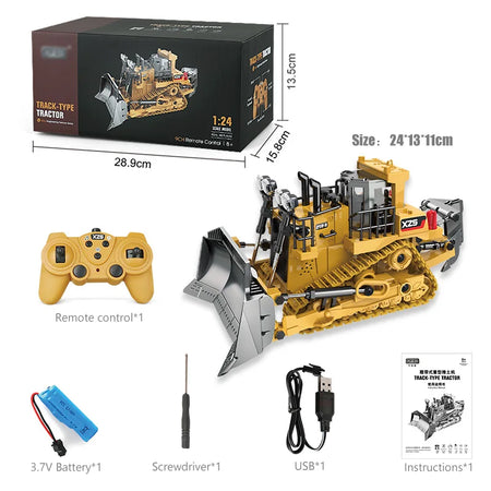 BigShu 1:24 RC Alloy Dump Truck and Excavator Set for Kids NO.BC1031