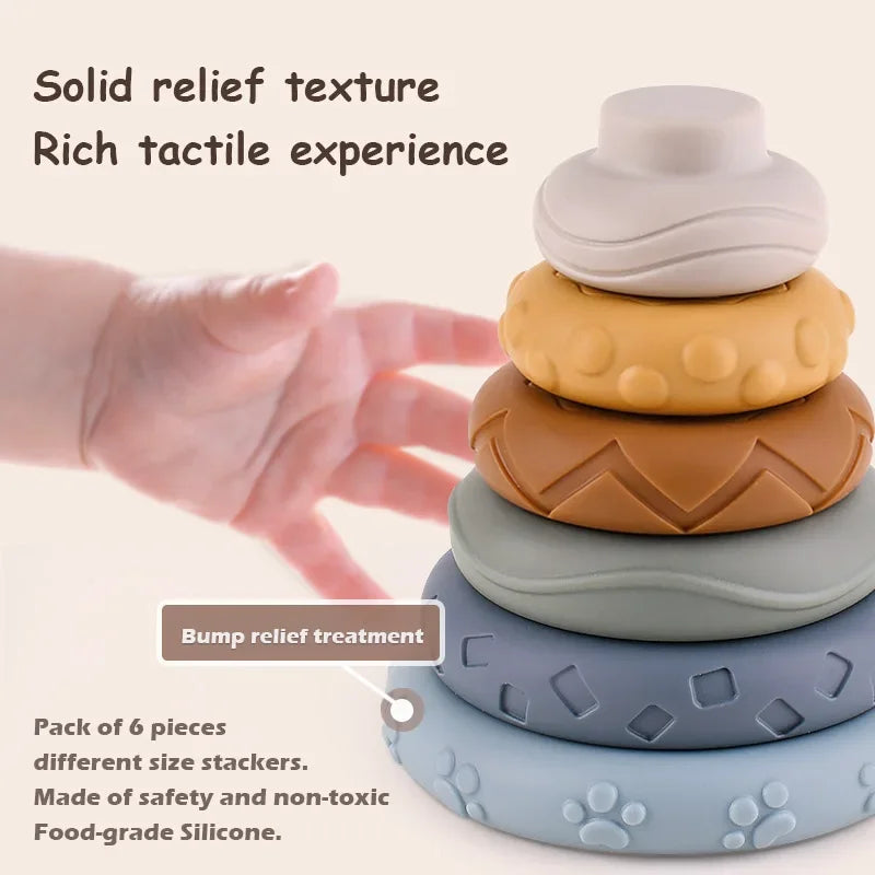 Soft Rubber Block Toy &ndash; Safe Silicone Stacking Fun