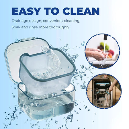 YQQGD Retainer Cleaner Case &ndash; Dishwasher Safe Design