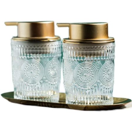 Clear Glass Lotion Bottle Portable Press &ndash; Eco Friendly