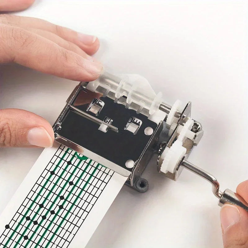 Scatola musicale portatile a nastro di carta 15 toni 30 toni per regali fai-da-te