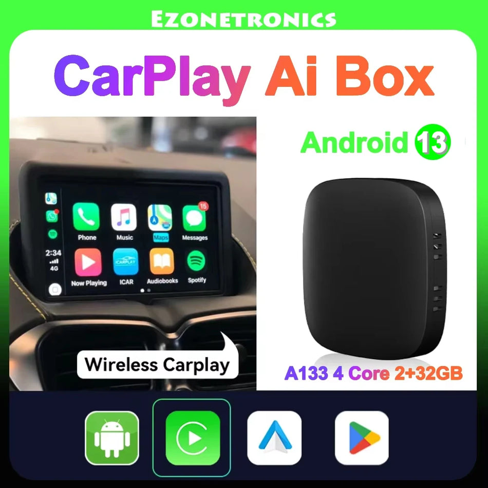 Ασύρματο AI Box CarPlay Volkswagen για Golf, Polo, Touran, Android Auto