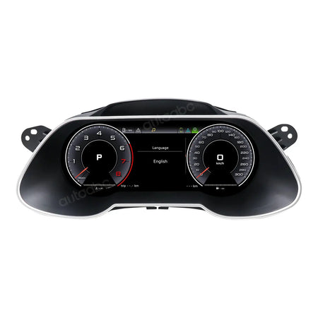 AUTOABC 12.3' LCD Digital Dashboard Cluster Wireless CarPlay Android Auto FOR AUDI A4 2012-2016 year With Airplay 5UI Function by InterCyprus Trading Ltd
