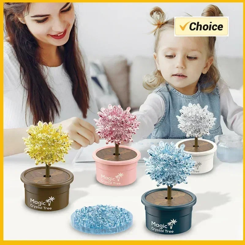 DIY Crystal Growing Tree Kit &ndash; Fun and Educational Science Experiment Set for Kids and Teens, Perfect Creative Gift
