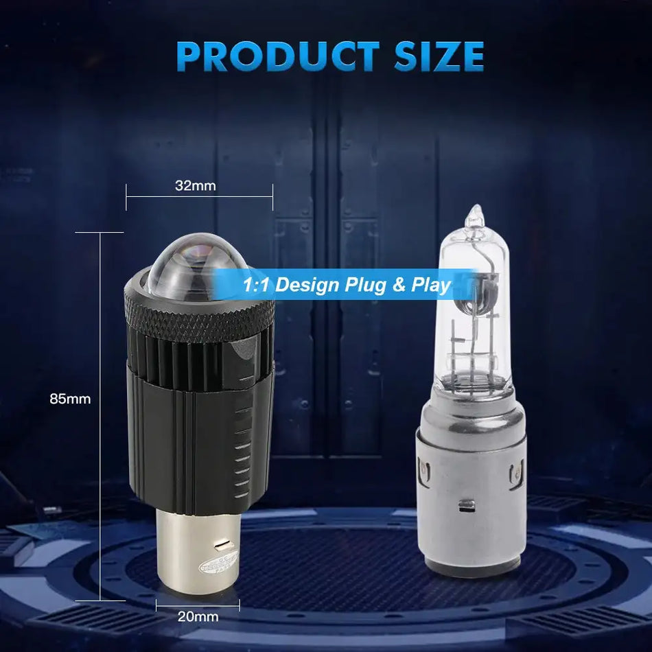 BA20D LED Lukturu 35W H6 12V Hi Low Beam 3000K 6000K