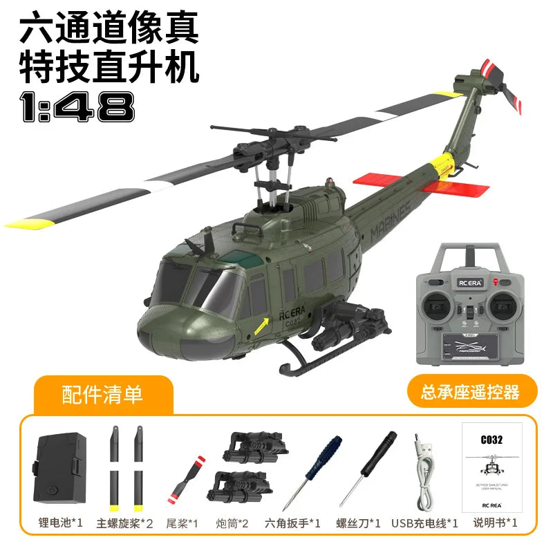 2025 UH-1 Huey C032 &ndash; Six Channel Stunt Flight Capability C